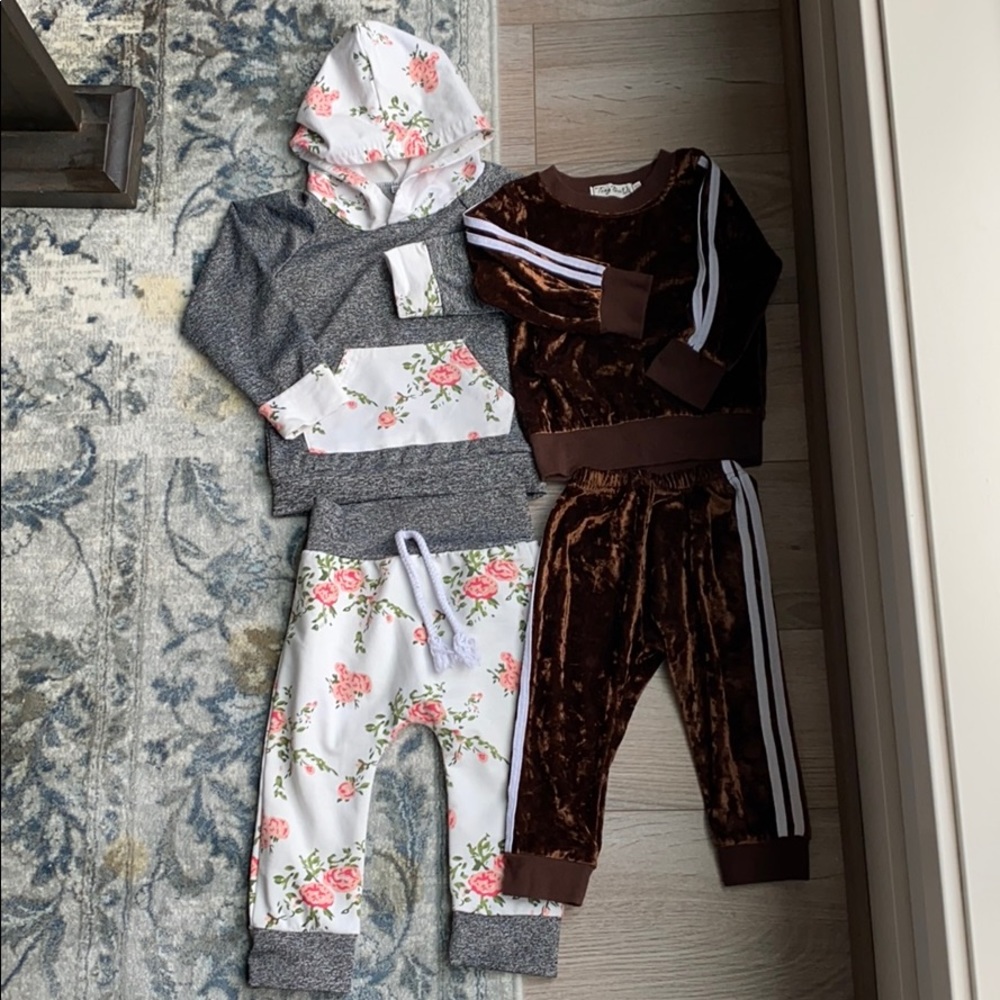 Baby sweat suit bundle